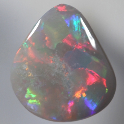 SOLID SEMI BLACK OPAL Bright rolling flashes SEE VIDEO